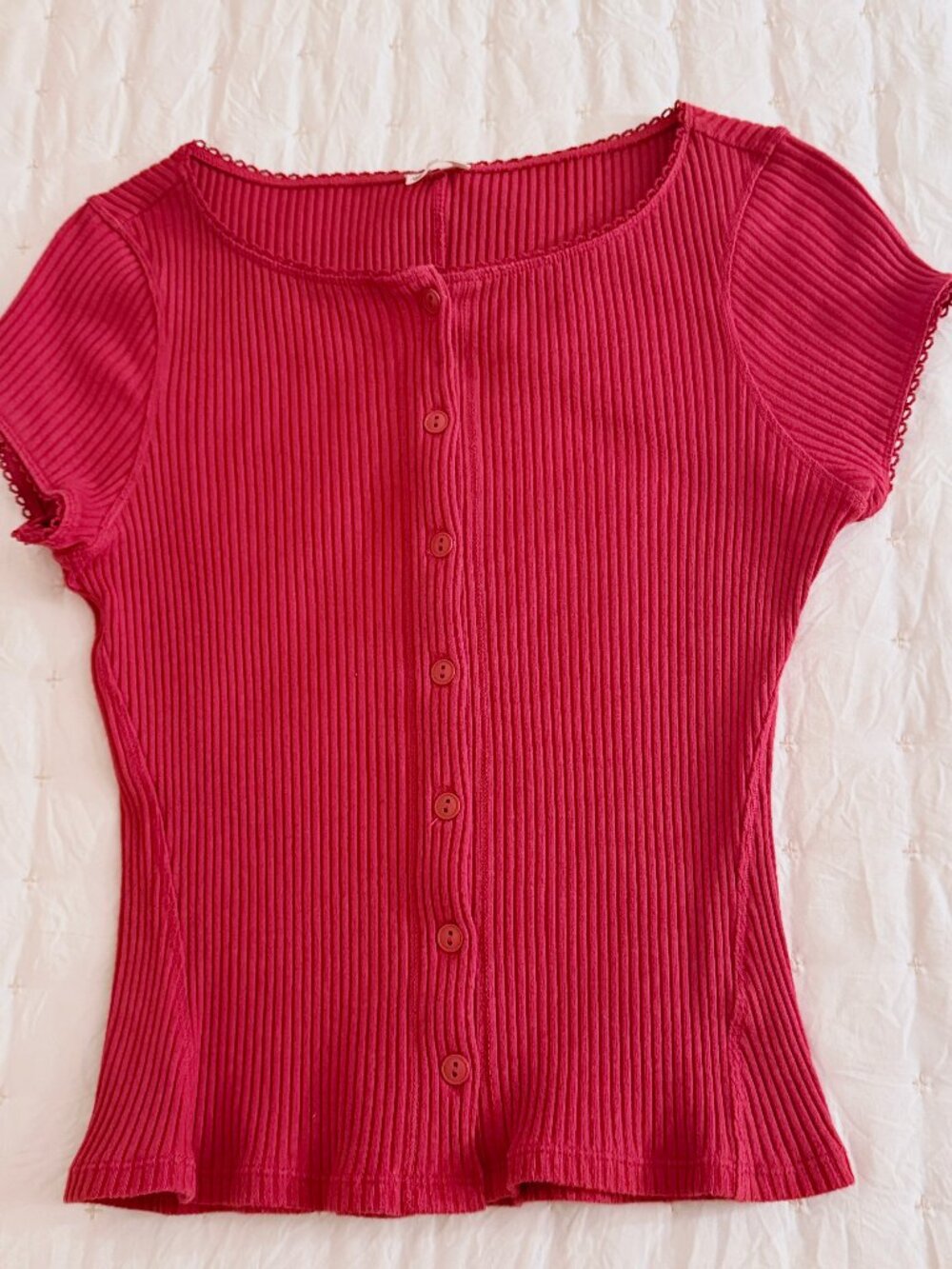 Free People Most Wanted Cardi Red M